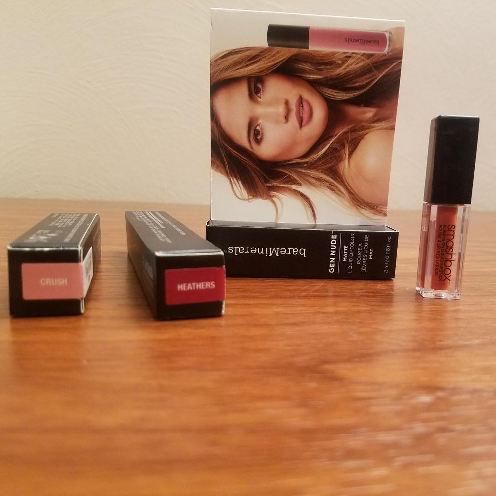 Anastasia, bareMinerals, smashbox lip set